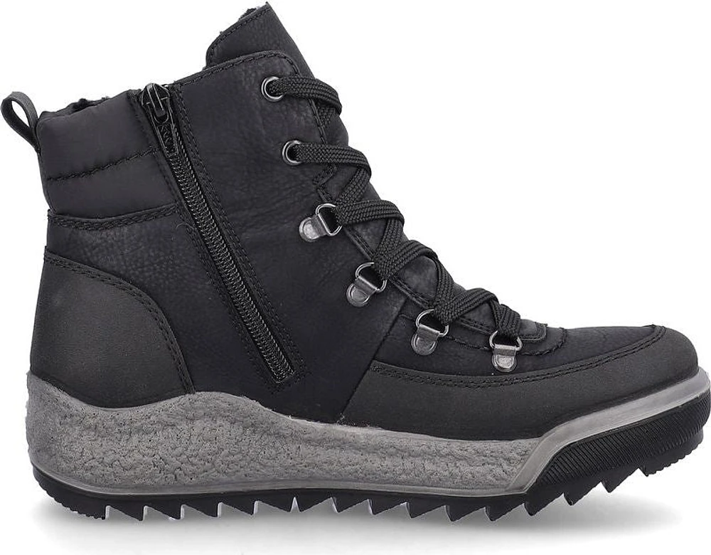 Black Lace Up Boot
