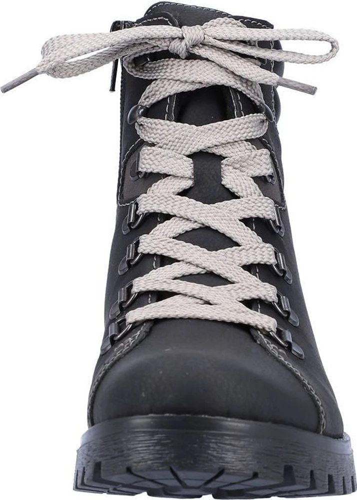 Black Lace Up Boot