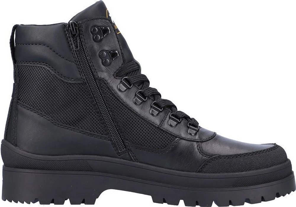 Black Lace Up Winter Boot