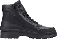 Black Lace Up Winter Boot
