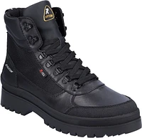 Black Lace Up Winter Boot