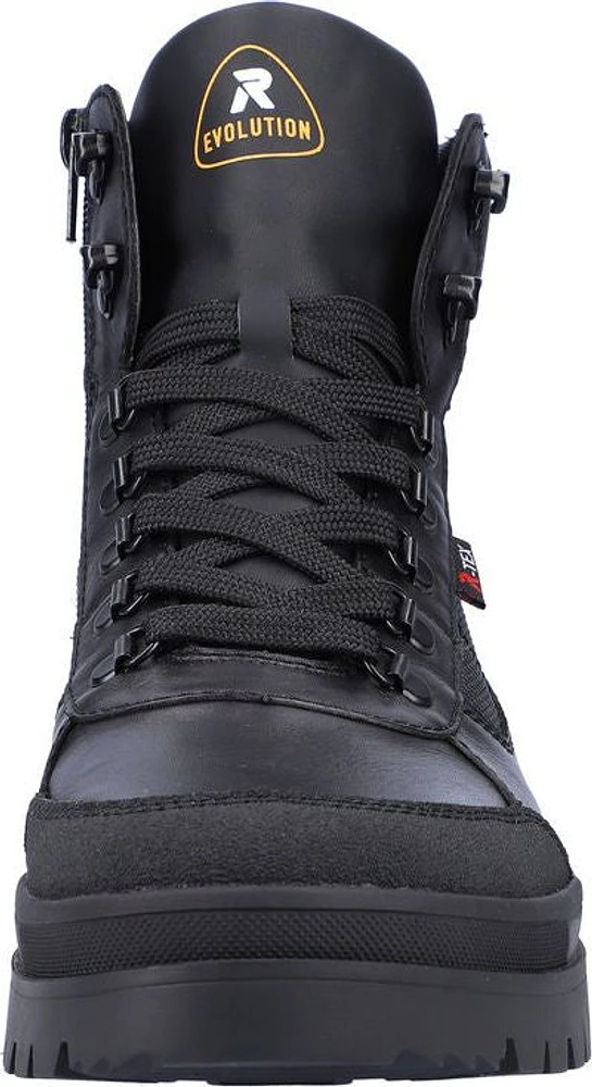 Black Lace Up Winter Boot