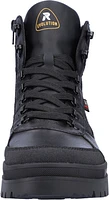 Black Lace Up Winter Boot