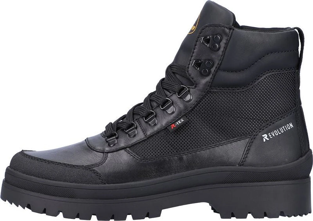 Black Lace Up Winter Boot