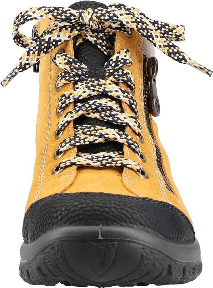 Black Short Lace Up Boot