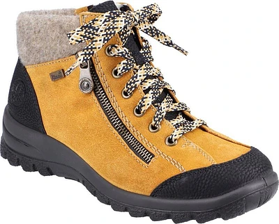 Black Short Lace Up Boot