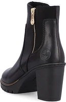 Black Side Zip High Heel