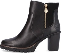 Black Side Zip High Heel