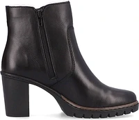 Black Side Zip High Heel