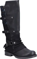 Black Tall Side Zip Boot
