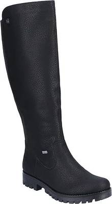 Black Tall Side Zip Boot