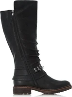 Black Tall Warm Lined Boot