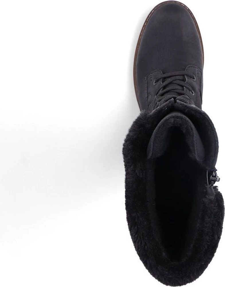 Black Tall Warm Lined Boot