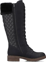 Black Tall Warm Lined Boot