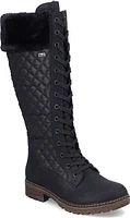 Black Tall Warm Lined Boot