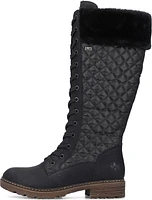 Black Tall Warm Lined Boot