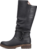 Black Tall Warm Lined Boot