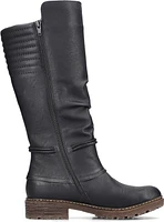 Black Tall Warm Lined Boot
