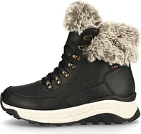 Black Wool Lined Boot