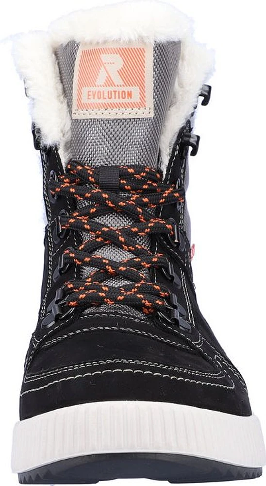 Black/Grey Warm Lined Boot