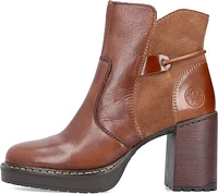 Brown Fur Lined W Heel