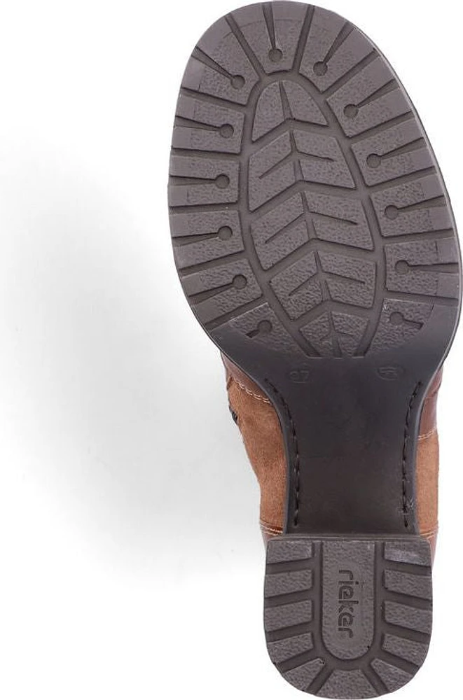 Brown Fur Lined W Heel