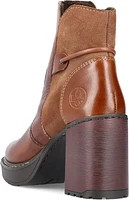 Brown Fur Lined W Heel
