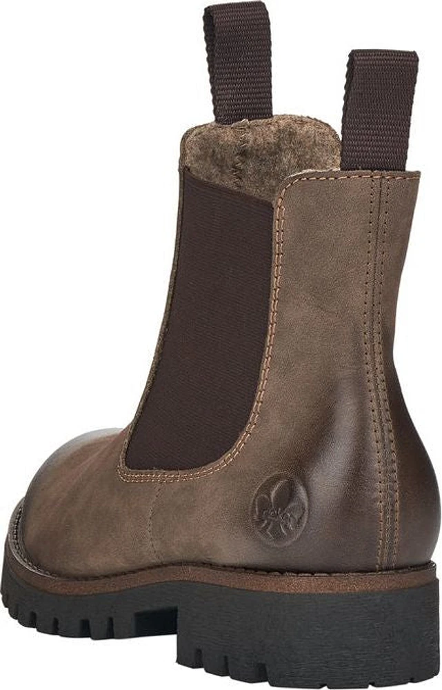 Brown Gore Boot With Inside Zip