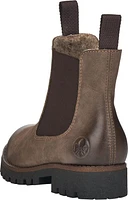 Brown Gore Boot With Inside Zip