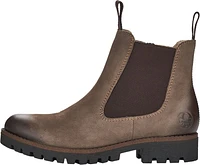 Brown Gore Boot With Inside Zip