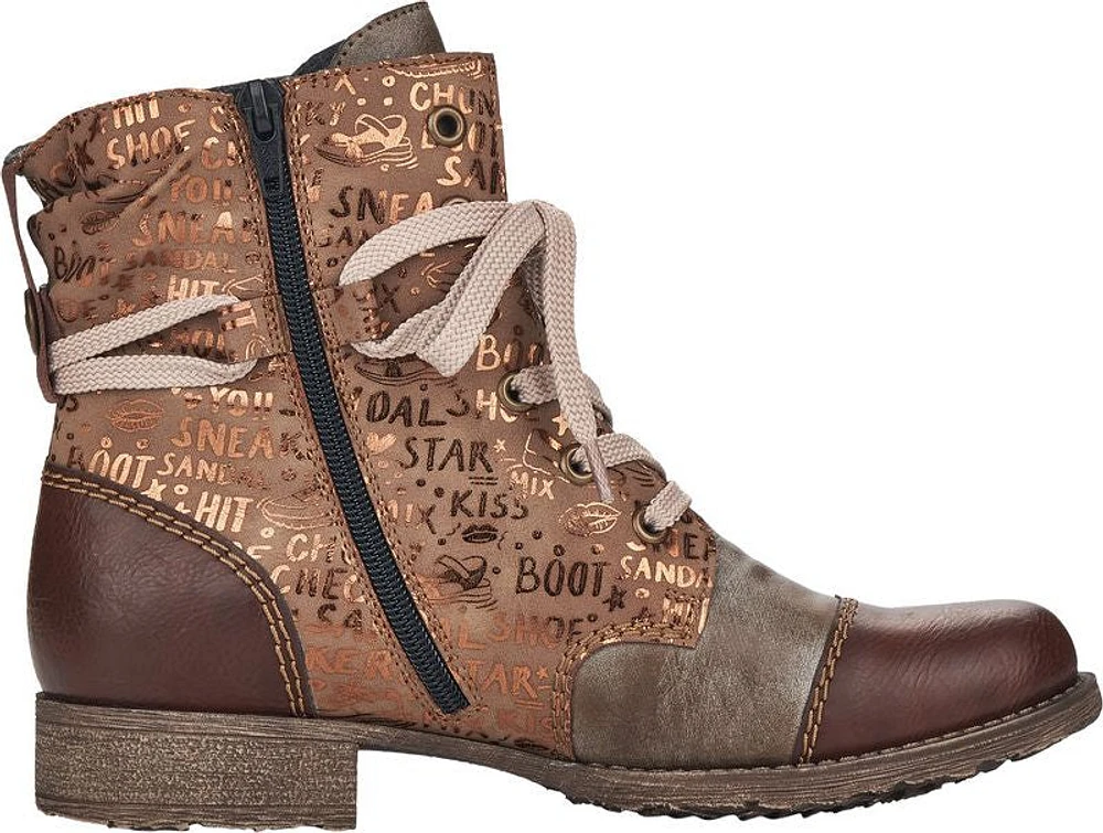Brown Lace Up Boot