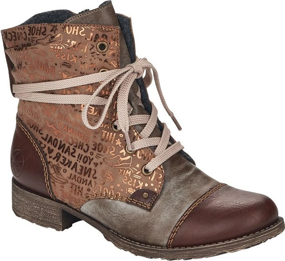 Brown Lace Up Boot