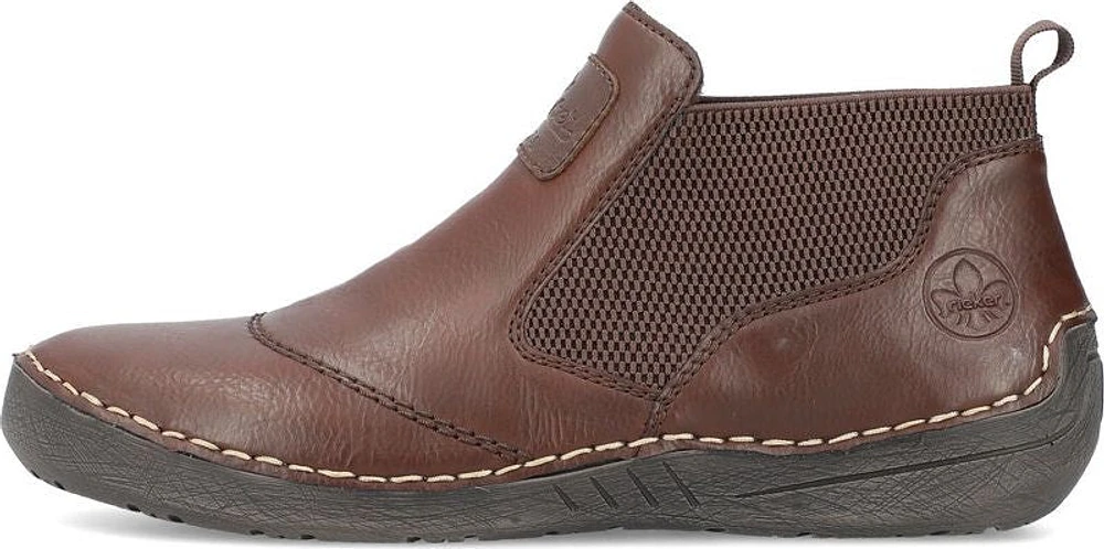 Brown Slip On Ankle Boot