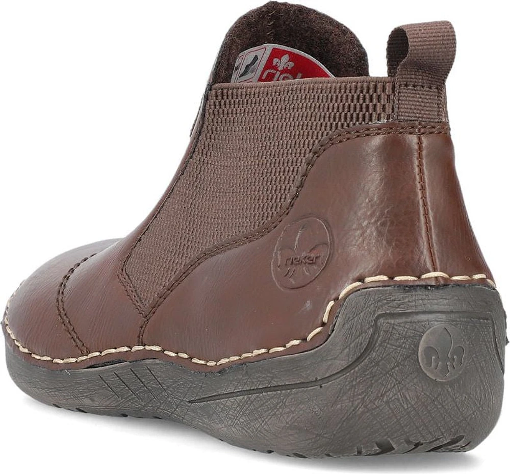 Brown Slip On Ankle Boot