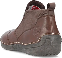 Brown Slip On Ankle Boot