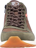 Brown/Green Ankle Boot