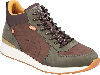 Brown/Green Ankle Boot