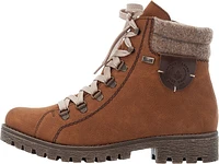 Cognac Lace Up Boot