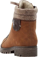 Cognac Lace Up Boot