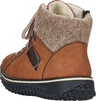 Cognac Short Lace Up Boot
