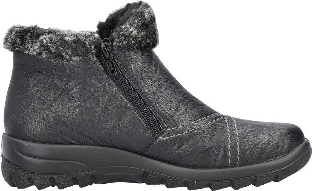 Double Zip Black Boot