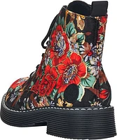 Floral Military Boot
