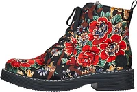 Floral Military Boot