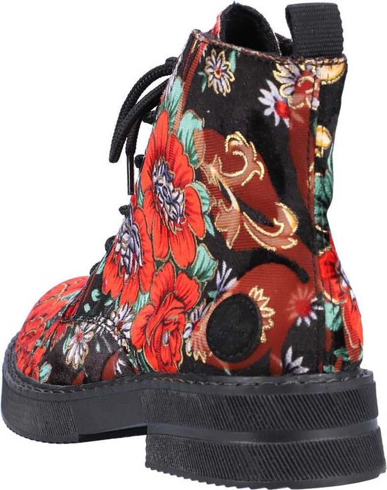 Floral Military Boot