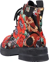 Floral Military Boot