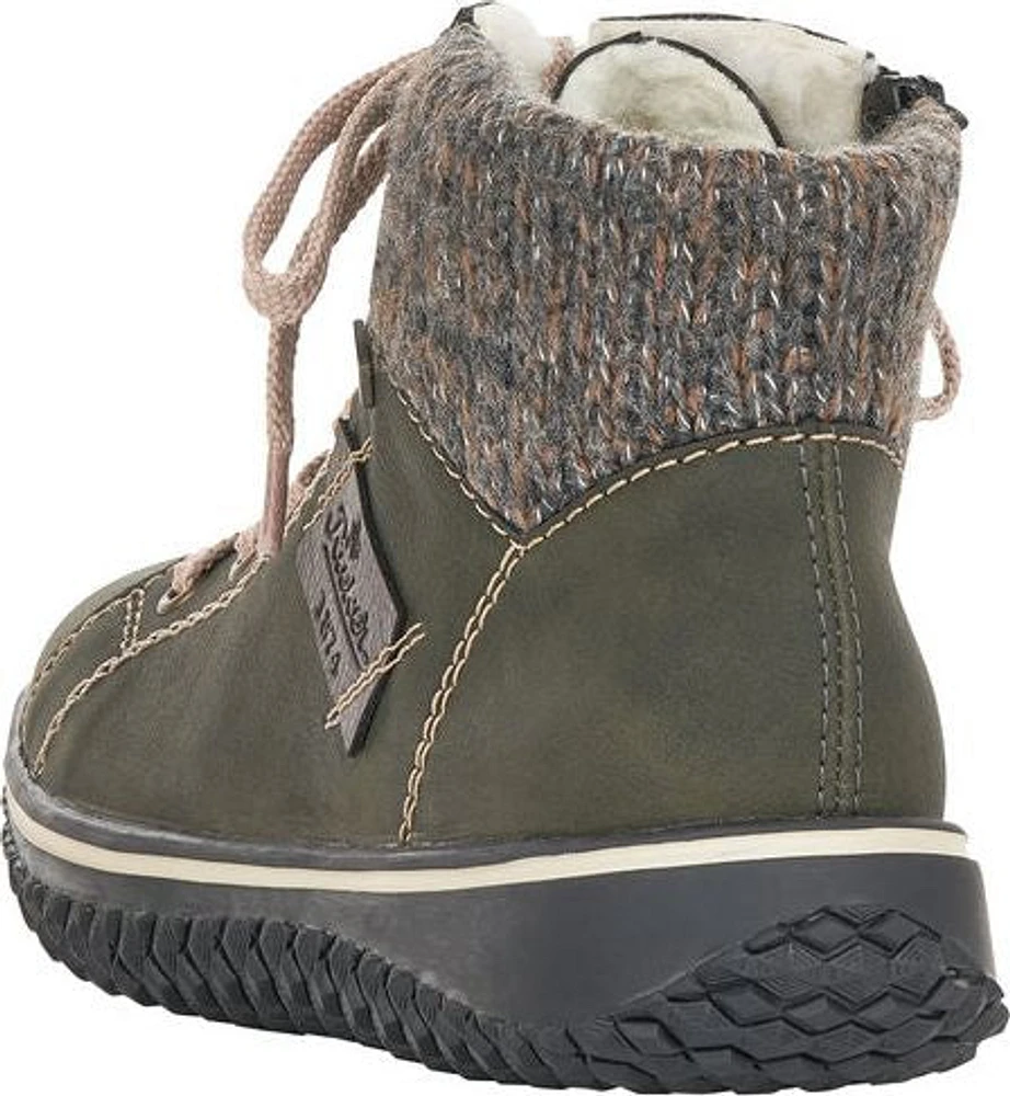 Forest Green Lace Up Boot