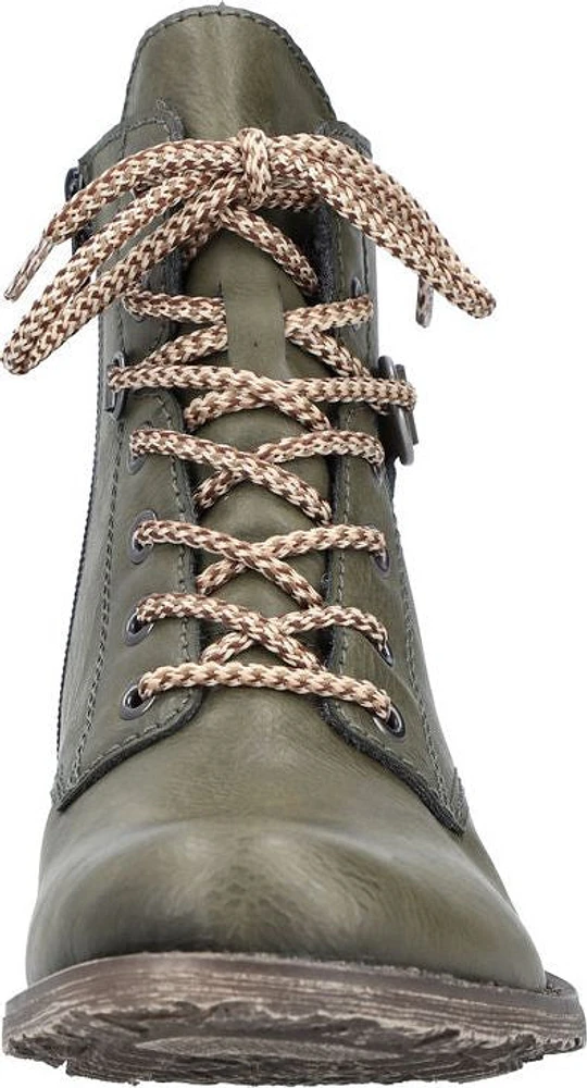 Forest Green Lace Up Boot