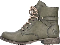 Forest Green Lace Up Boot