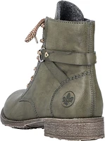 Forest Green Lace Up Boot