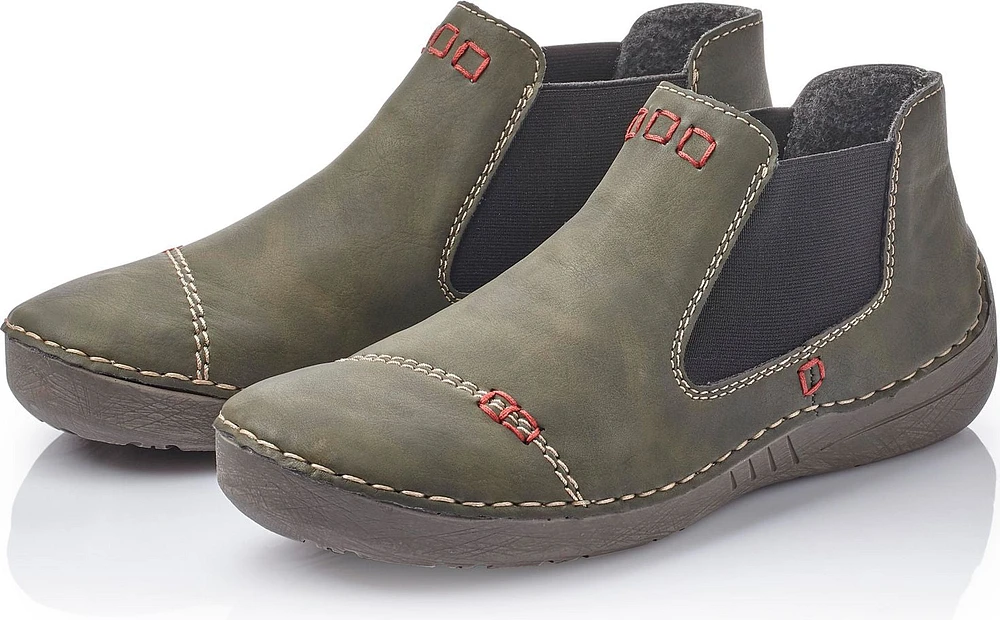 Green Double Gore Bootie